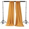 Pack of 2 Polyester Poplin Backdrop Drapes 96 x 58 Inch Semi-Opaque Event Panels